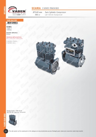 Catalogs auto parts for car and truck