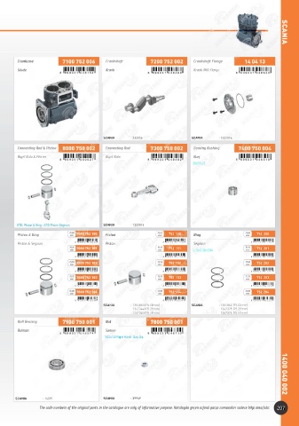 Catalogs auto parts for car and truck