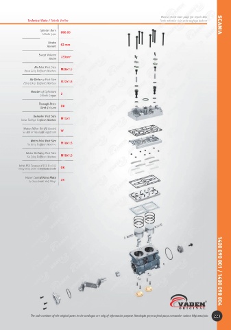 Catalogs auto parts for car and truck