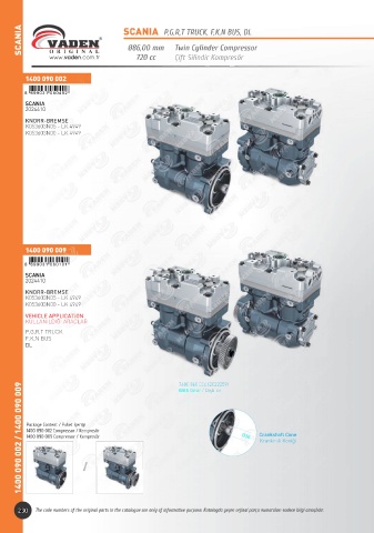 Catalogs auto parts for car and truck