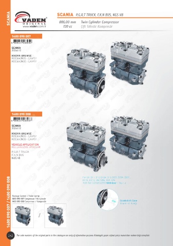 Catalogs auto parts for car and truck