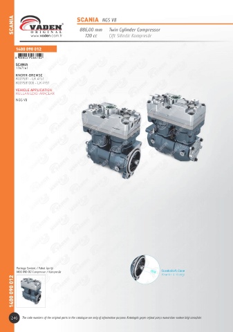 Catalogs auto parts for car and truck