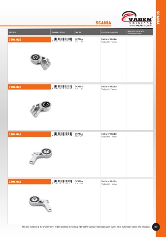 Catalogs auto parts for car and truck