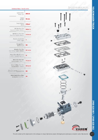 Catalogs auto parts for car and truck