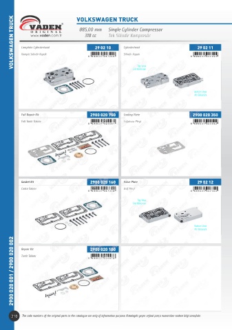 Catalogs auto parts for car and truck