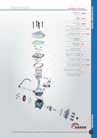 Catalogs auto parts for car and truck