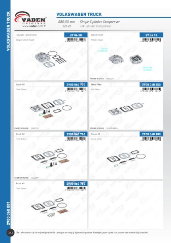 Catalogs auto parts for car and truck