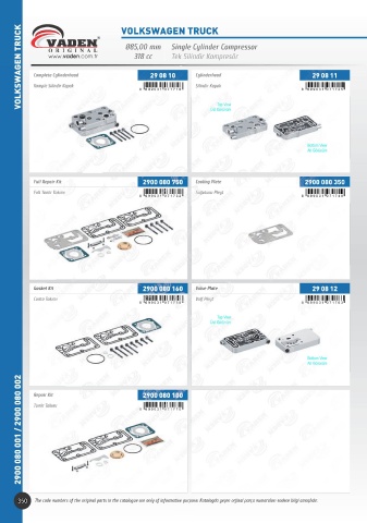 Catalogs auto parts for car and truck