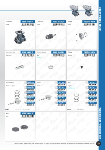 Catalogs auto parts for car and truck