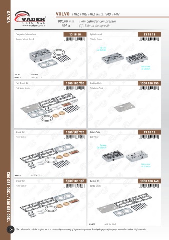 Catalogs auto parts for car and truck