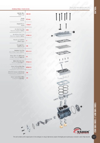 Catalogs auto parts for car and truck