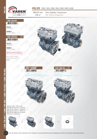 Catalogs auto parts for car and truck