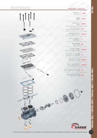 Catalogs auto parts for car and truck