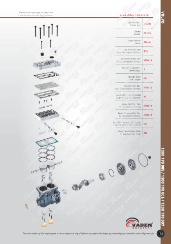 Catalogs auto parts for car and truck