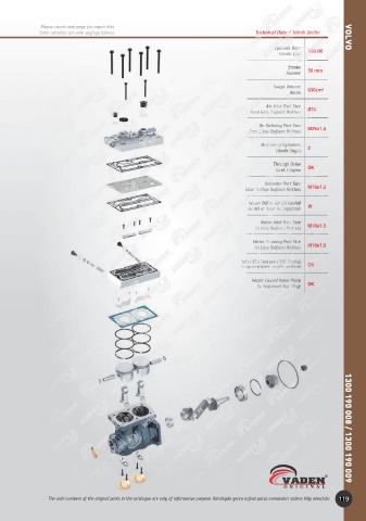 Catalogs auto parts for car and truck