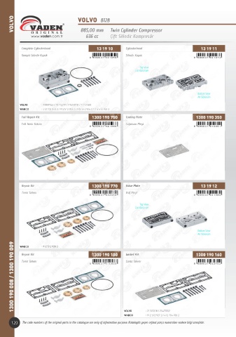 Catalogs auto parts for car and truck