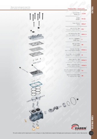 Catalogs auto parts for car and truck