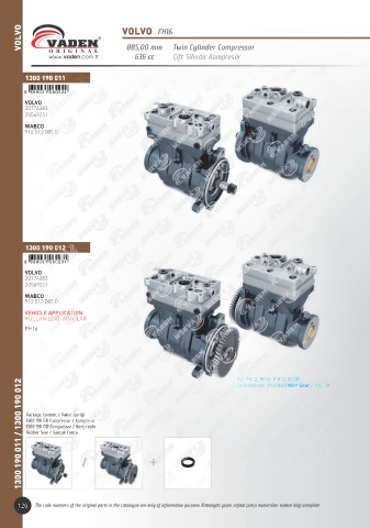 Catalogs auto parts for car and truck