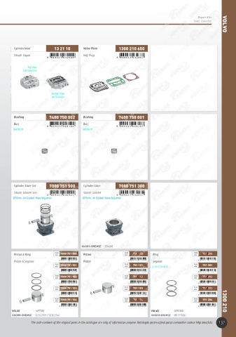 Catalogs auto parts for car and truck