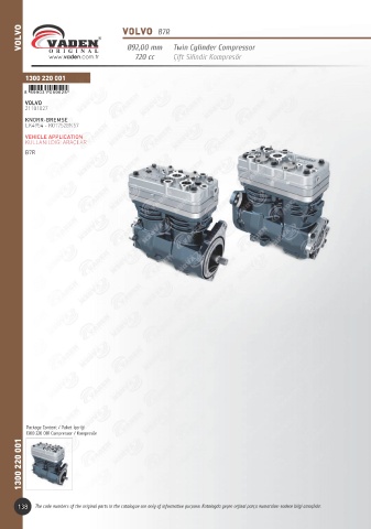 Catalogs auto parts for car and truck