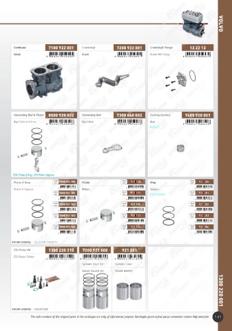 Catalogs auto parts for car and truck