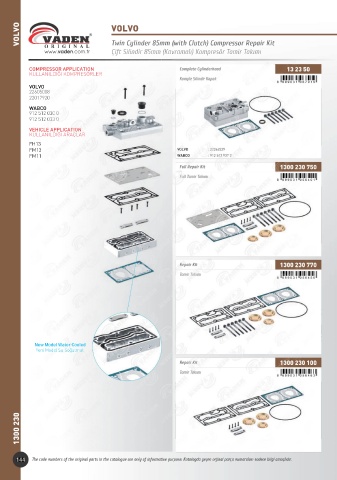 Catalogs auto parts for car and truck