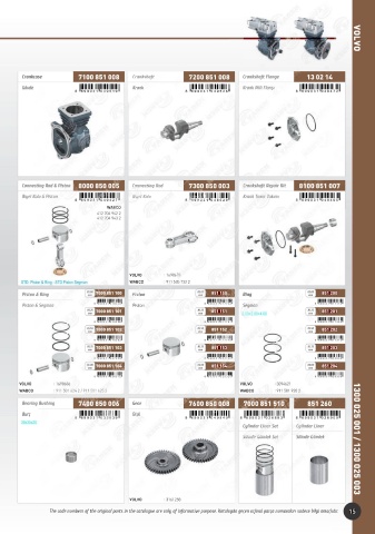 Catalogs auto parts for car and truck