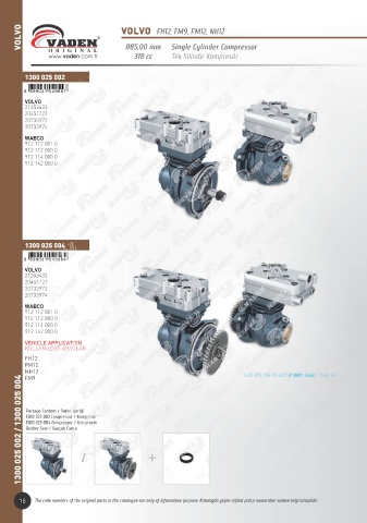 Catalogs auto parts for car and truck