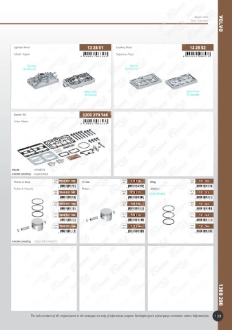 Catalogs auto parts for car and truck