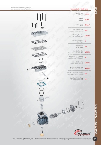 Catalogs auto parts for car and truck