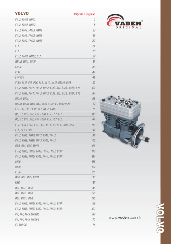 Catalogs auto parts for car and truck