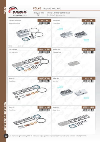 Catalogs auto parts for car and truck