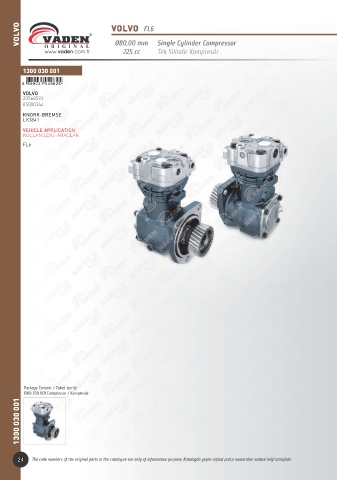 Catalogs auto parts for car and truck