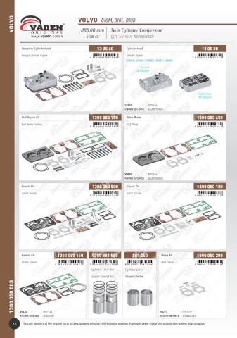 Catalogs auto parts for car and truck