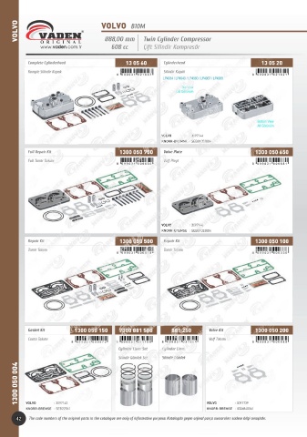 Catalogs auto parts for car and truck