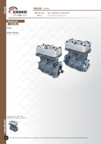 Catalogs auto parts for car and truck