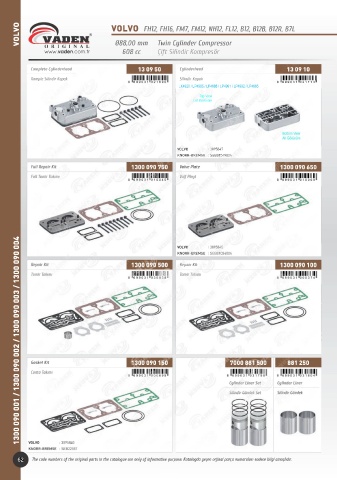 Catalogs auto parts for car and truck