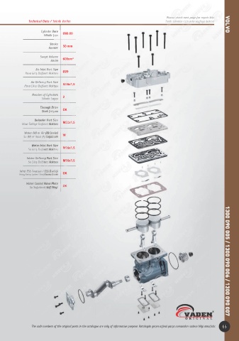 Catalogs auto parts for car and truck